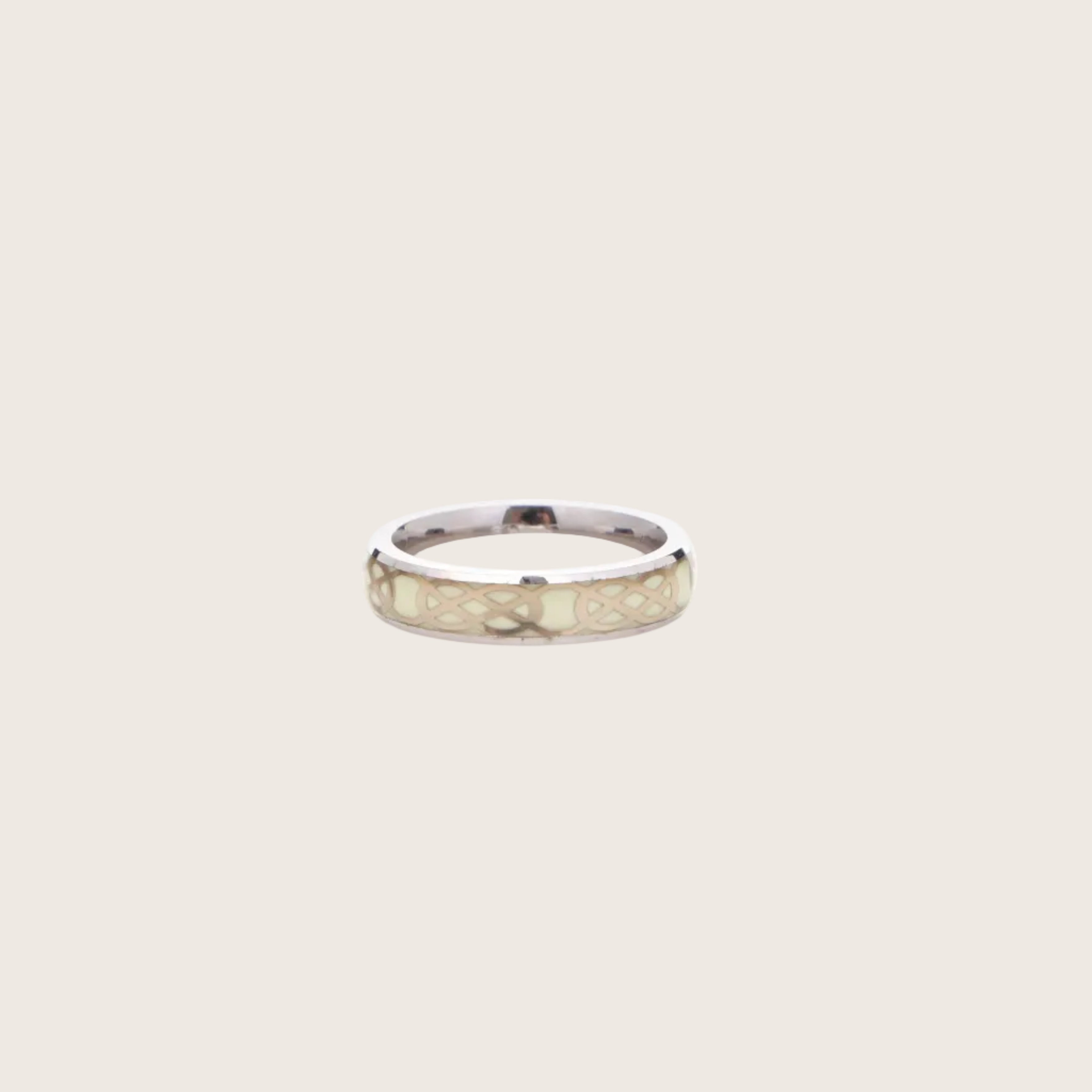 snake skin sterling silver band ring for unisex