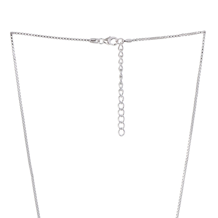 sterling silver infinite necklace for women
