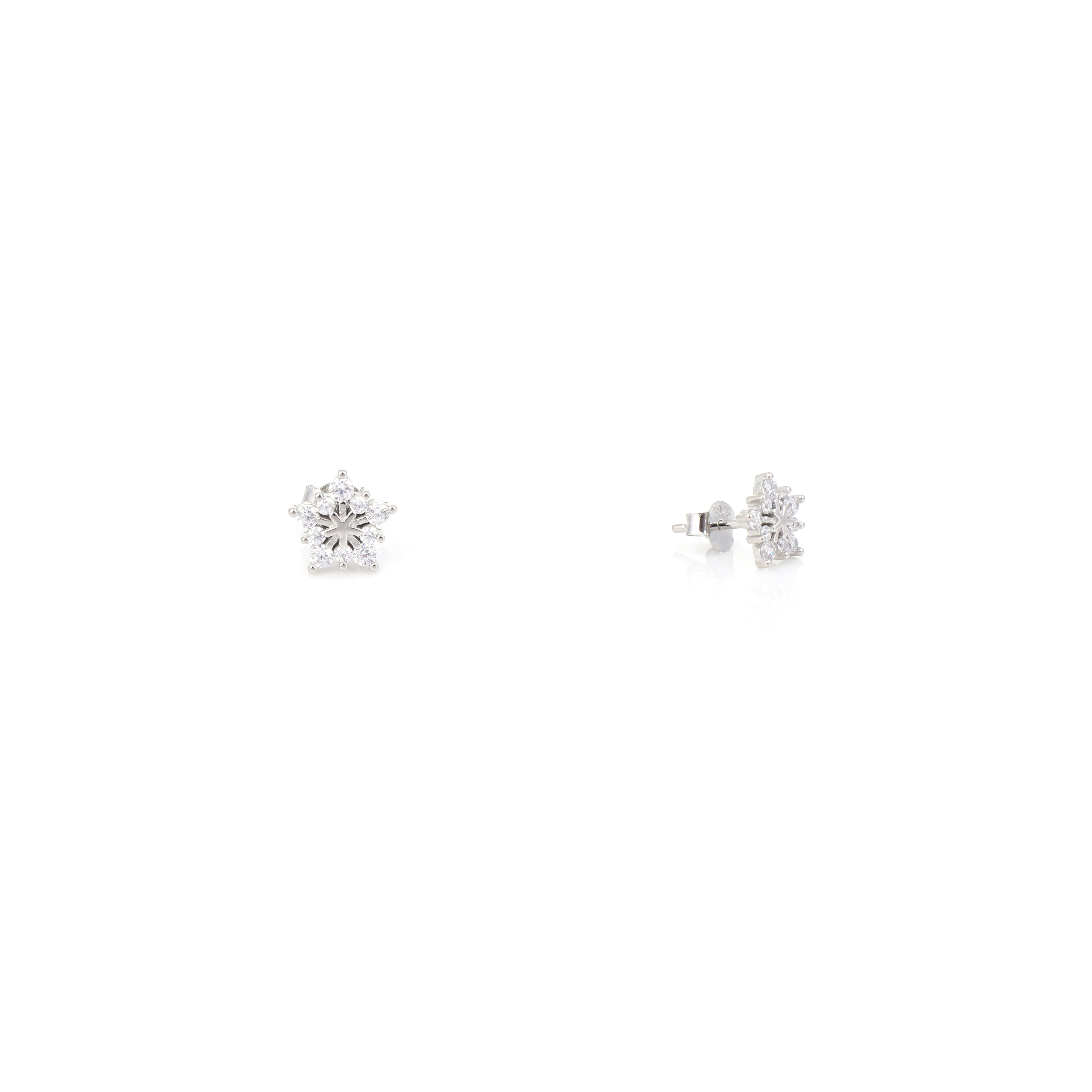 Cute star- silver earring for women