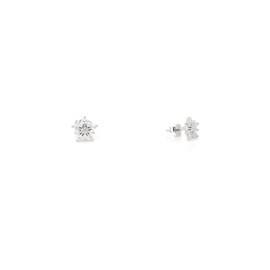 Cute star- silver earring for women