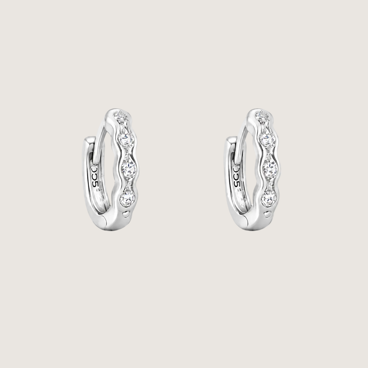 Sterling Silver Hoop Earrings For Women