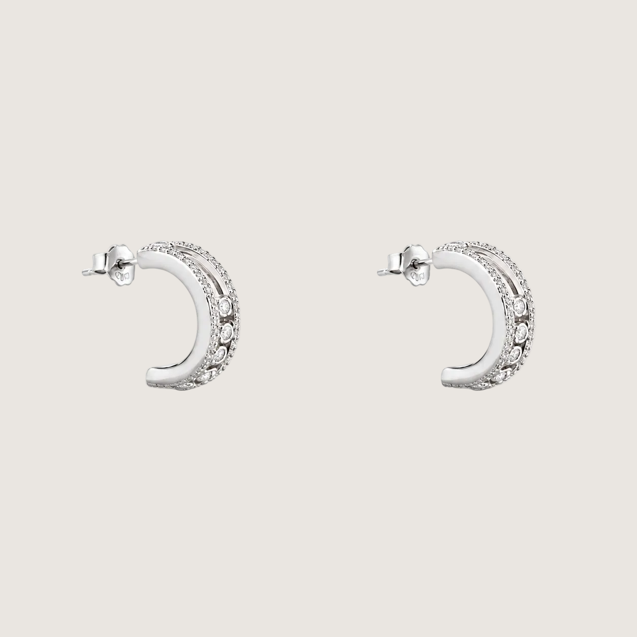 Sterling Silver Mandala Earrings For Women