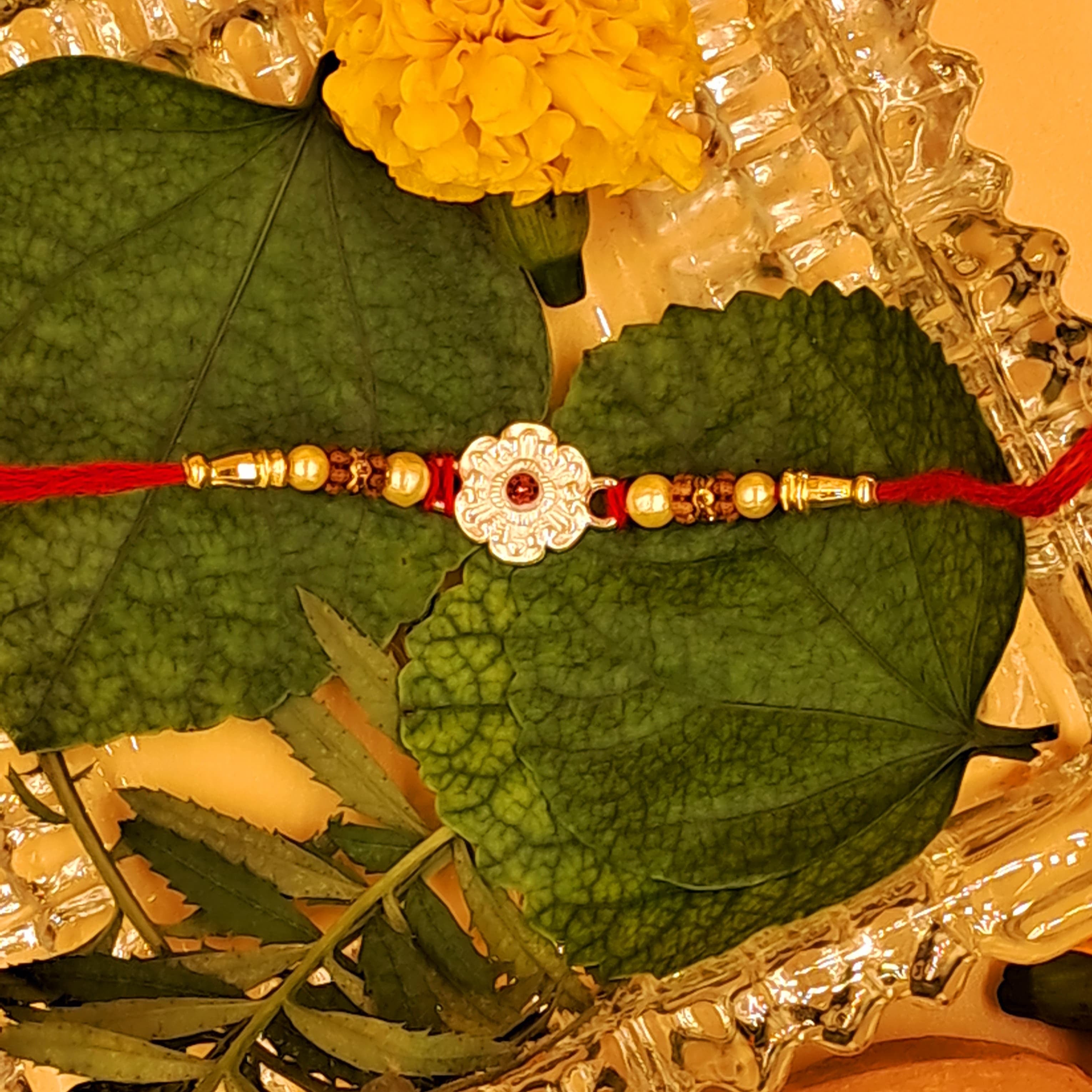 Sterling Silver Rakhi for brother