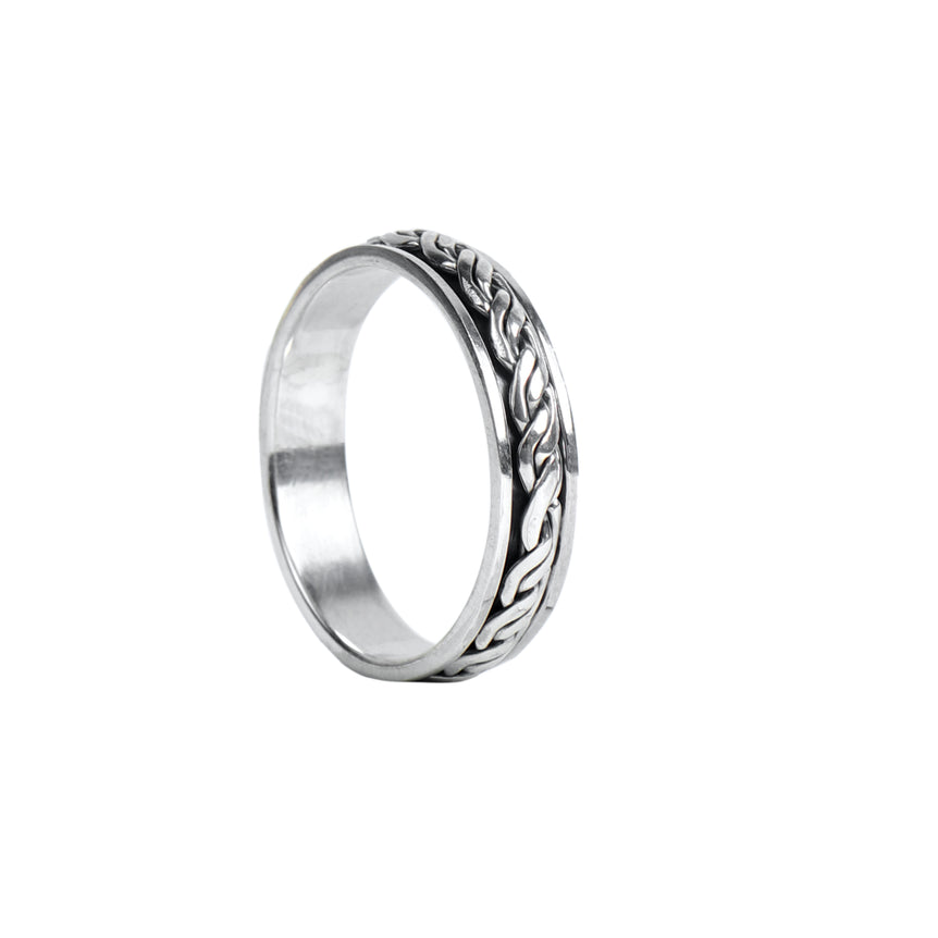 silver thumb ring for men