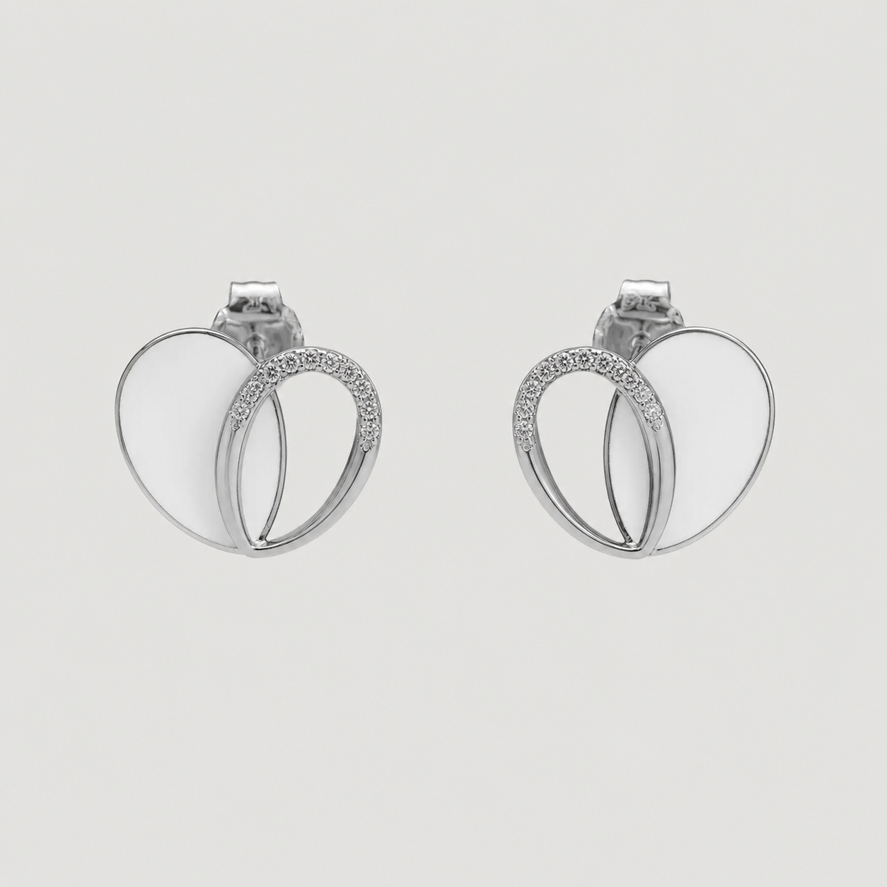 Crafted Sterling Silver Studs For Women