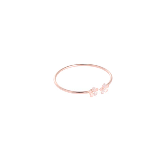 rose gold silver kada for women